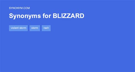a synonym for blizzard figgerits|A synonym for a blizzard Figgerits [ Answers ] .